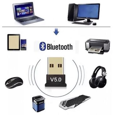 колонки mi: Адаптер Bluetooth USB CSR 5.0 Dongle / Беспроводной аудиоприемник и