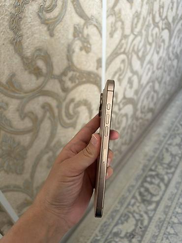 Уюлдук телефондор жана аксессуарлар: IPhone 16 Pro Max, Колдонулган, 256 ГБ, Алтын, Каптама, Куту, 85 % — 4