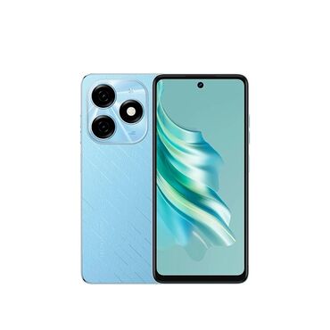 i̇pad 8: Tecno Spark 20, 256 ГБ, цвет - Синий, Отпечаток пальца, Две SIM карты, Face ID