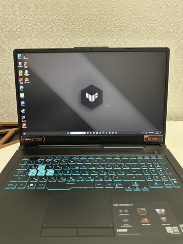 gaming laptop: İşlənmiş ASUS TUF Gaming, 17.3 ", AMD Ryzen 7, 512 GB, Ünvandan götürmə