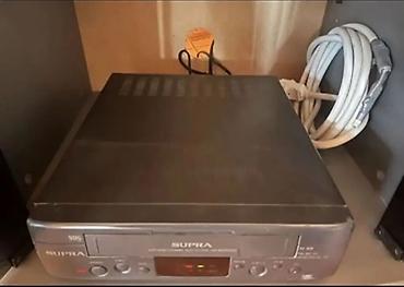 ailə tv: SUPRA VHS videomaqnitofon Xüsusiyyətlər: - VHS kasetlərinin — 5