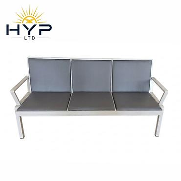 девань: Трёхместная скамья HYP LTD для ожидания/приёмных - Вместимость: 3 — 2