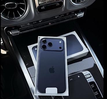 Уюлдук телефондор жана аксессуарлар: IPhone 17 Pro Max, Жаңы, 256 ГБ, Blue Titanium, Коргоочу айнек, Кабель, Куту, 100 % — 1
