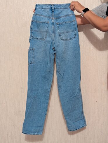 Джинсы: Джинсы, Высокая талия, S — 7