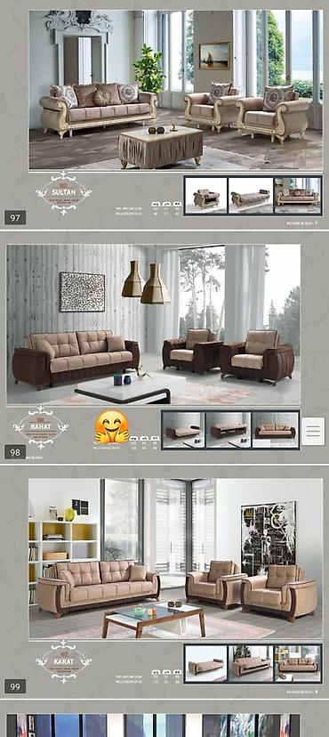 Divan və kreslo dəstləri: Yeni, Divan, 2 kreslo — 1