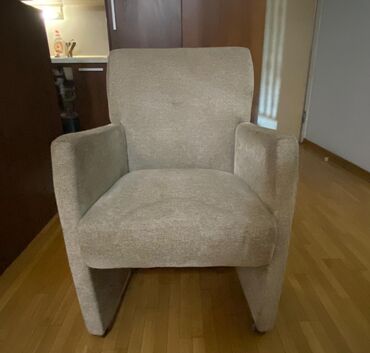 Fotelje: Tkanina, bоја - Bež, Upotrebljenо
