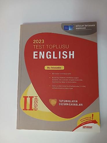 Testlər: İngilis dili Testlər 11-ci sinif, DİM, 1-ci hissə, 2023 il — 2