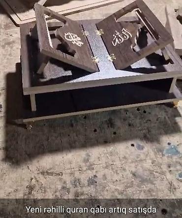 Digər mebel: Rəhilli Quran qabı satılır. 47 azn. İstənilən yerə çatdırılma var — 1