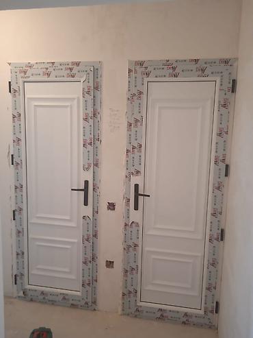 Plastik qapılar: PVC qapı və pəncərələr - Material: PVC profil (üzərində qoruyucu — 7