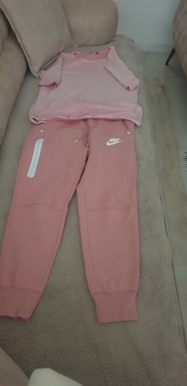 zenske krem pantalone m: Nike, M (EU 38), Single-colored, color - Pink