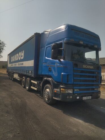 тентовый гараж для авто: Тягач, Scania, 1999 г., Шторный