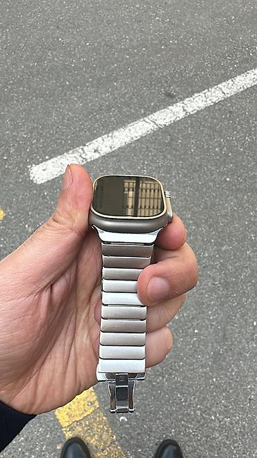 Digər: Apple whatch ultura 2 titanyum yaddaş 64 GB Pil 95 % ideal vəzyətdə — 4