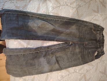 детские вещи на 9 лет: Unisex džins şalvar - Material: klassik denim (pambıq əsaslı) - Rəng — 1
