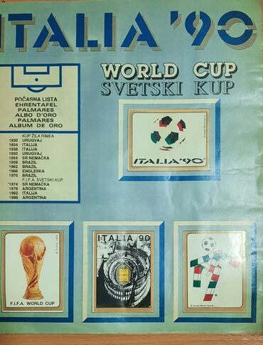 Sličice i albumi za sličice: Album Italija 90 popunjen, polovan — 3