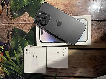 iphone 11 pro adapter: IPhone 14 Pro, 128 GB, Qara, Sənədlərlə — 1