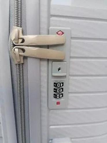 Putni koferi i torbe: Tvrdi kofer na točkiće – sivi - Materijal: izdržljiva tvrda školjka — 16