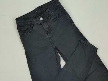 legginsy z suwakiem: Bershka, Jeansy damskie, rozmiar 2XS