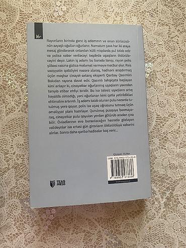 Bədii ədəbiyyat: Kitab: “Ölümsüz Qətl” – Elxan Elatlı Nəşriyyat: TEAS Press Nəşr — 2