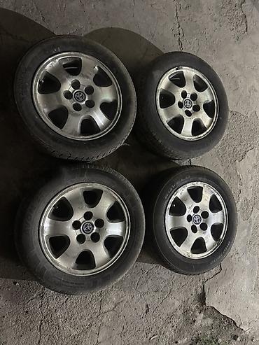 g2 master: Комплект из 4 колес Toyota ipsum литые диски с шинами. - Диски — 1
