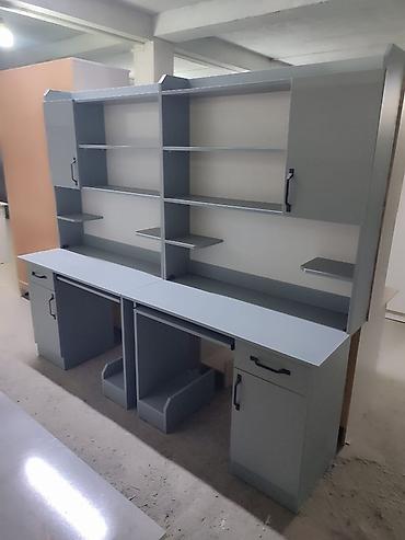 Компьютерные столы: Компьютерный стол, С полками — 2