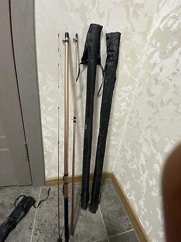 Удочки и спиннинги: Набор телескопических удилищ 3 м - В комплекте 3 удилища длиной 300 — 1