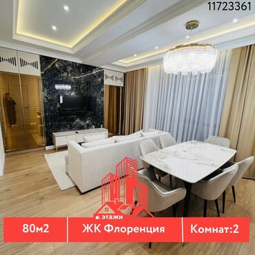 Продажа квартир: 2 комнаты, 80 м², Элитка, 3 этаж, Евроремонт