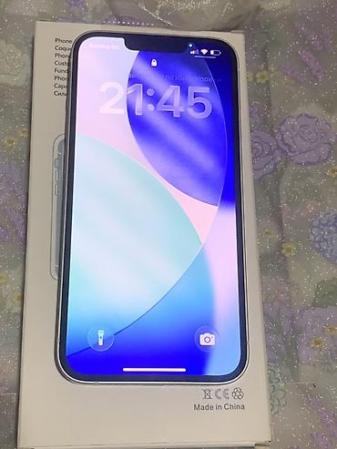 Уюлдук телефондор жана аксессуарлар: IPhone 14, Колдонулган, 128 ГБ, Ак, Коргоочу айнек, Каптама, 88 % — 2
