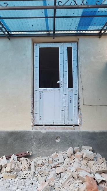 Готовые пластиковые окна: Пластик эшик терезелер МОСКИТНЫЕ СЕТКИ термо тёплая серия фасадное — 2