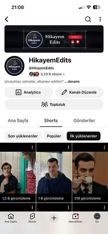 наливной пол в баку: Məhsul: YouTube kanalı – HikayemEdits Xüsusiyyətlər: - Mövzu: filmlər — 1