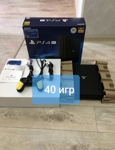 PS4 (Sony PlayStation 4): PS4 pro max, модель 3/3 ревизия 3/3, память 1000гиг, 4К, HDR, комплект