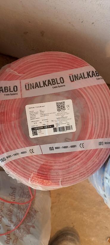 Elektrik kabelləri: Kabel 1x4 və 1 x2.5 orginal QR-kodla ÜNALKABLO elektrik kabelləri – — 5