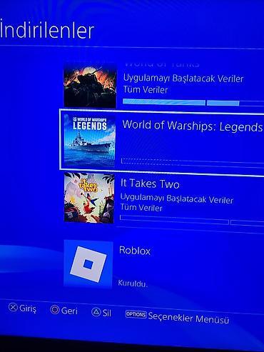 PS4 (Sony PlayStation 4): Sony 4 slim 1TB yaddaş hazır account 15 oyun 2 təzə pult evdə — 4