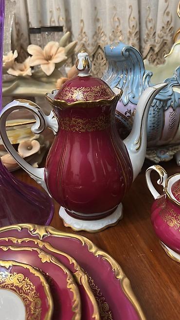 Çay dəsti, rəng - Qırmızı, Farfor lalafo.az -da Çay dəsti, rəng - Qırmızı, Farfor