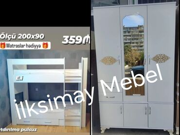 Çarpayılar: İkinəfərlik çarpayı, Bazalı, Matras ilə — 11