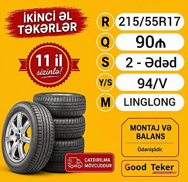 bakı qebele avtobus: ✅ 215/55R17 Bir cüt yaxşı vəziyyətdə iki ədədin qiyməti 90Azn 📢 — 5