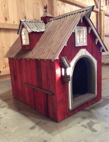 Yuvalar: İstənilən növ it evlərinin sifarişi qəbul olunur.Materiallar taxtadan — 2