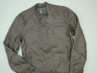 Jackets: Leather jacket for men, L (EU 40), condition - Good