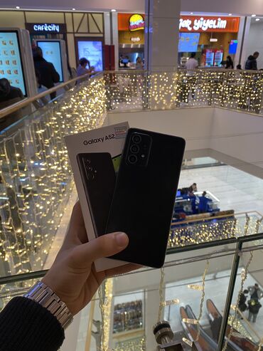 Samsung: Samsung Galaxy A52, 256 GB, rəng - Qara, Barmaq izi, Face ID — 1