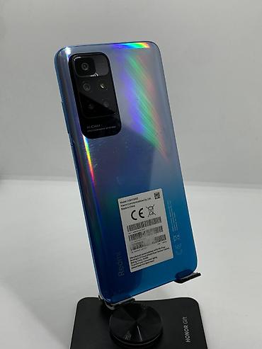 Redmi, Redmi 10, Б/у, 128 ГБ, цвет - Голубой, 2 SIM