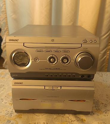radio detal: Sony MHC-WZ5 mini hi-fi sistemi 2 bloklu gücləndirici Aux Radio Disc — 1