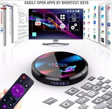 Тв бокс h96 max x3 ! Супер цена! Android 9,0 amlogic s905x3 . Цена