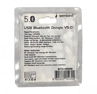 Druga oprema za računare i laptopove: USB Bluetooth dongle V5.0 – Gembird - Verzija Bluetooth 5.0 za — 8
