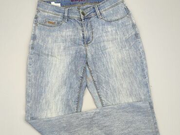 jeansy z łatami: Jeansy, S (EU 36), stan - Dobry