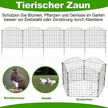 Baštenska dekoracija: Dekorativna baštenska ograda – komplet set cca 3,9 m - Tip — 10