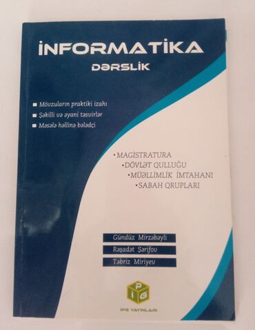 dim informatika pdf: Magistratura hazırlaşan və informatika müəllimləri üçün nəzəriyyə
