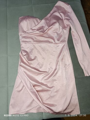 svečane haljine xxl: S (EU 36), bоја - Roze, Koktel, klub, Drugi tip rukava