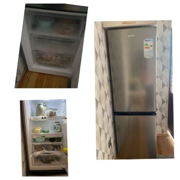 lənkəran soyuducu: Б/у 2 двери Hoffman Холодильник Продажа, цвет - Серый, Встраиваемый