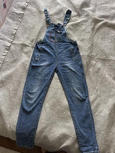 комбензон: Джинсовый комбинезон Mom’s Style Для беременяшек - Модель — 1