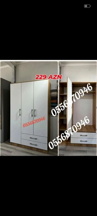 для похудения новая: Yeni, Açılan, 3 qapılı Düz dolab, Şifonyer, Azərbaycan