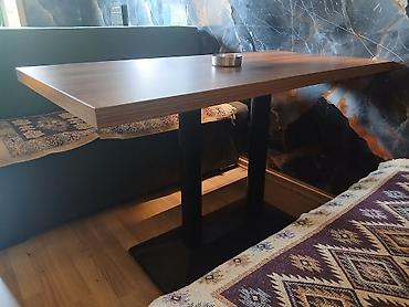 bar stolu: Düz masa, Açılmayan, Teksturalı laminat — 4
